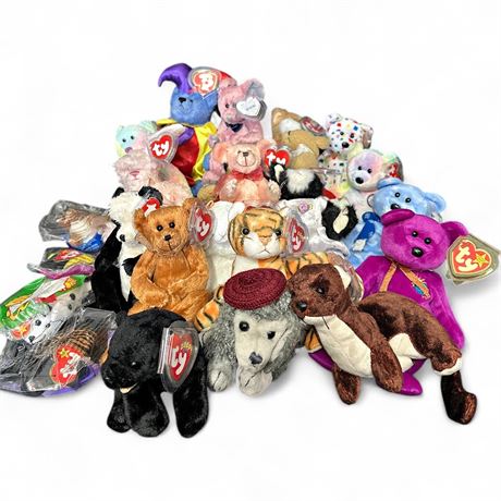 Collection of Ty Beanie Babies & Sealed McDonald’s Teenie Beanies