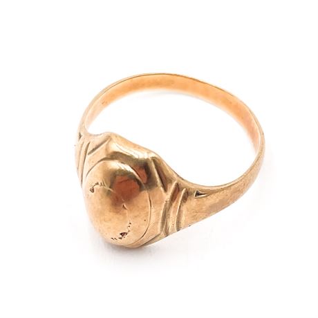 10K Gold Signet Ring From 1948