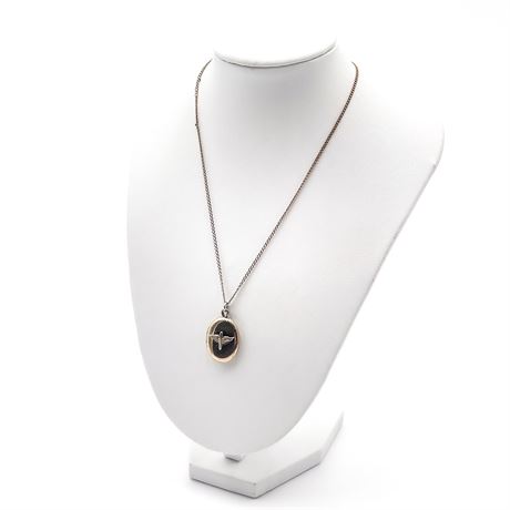 Vintage Military "Sweetheart" Locket Necklace