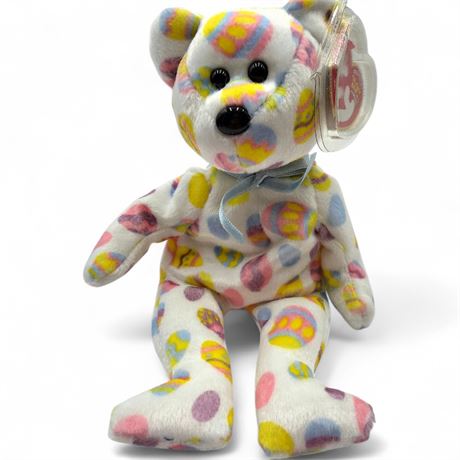 Ty Beanie Baby "Eggs 2004" Bear And "Cashew" Bear