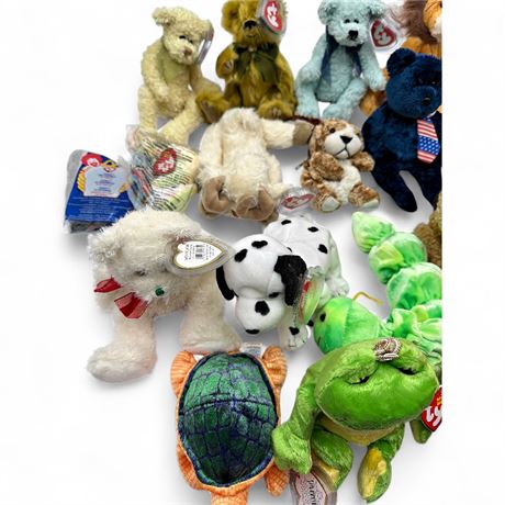 Ty Beanie Babies Mixed Lot (1990s–2000s) Some With Tags