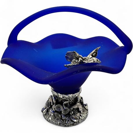 Vintage Robean Art Glass Centerpiece Bowl