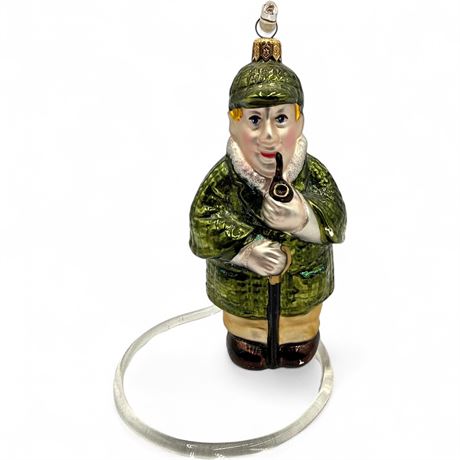 Kurt Adler Polonaise "Sherlock Holmes" Glass Ornament