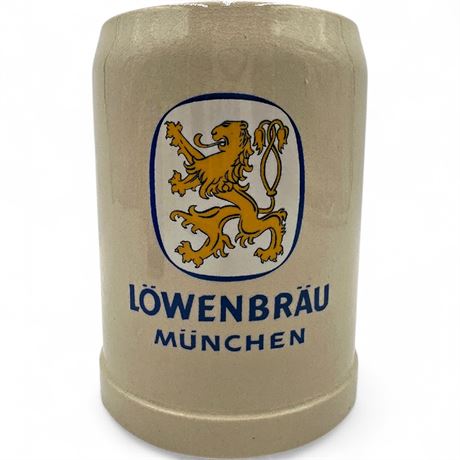 Vintage Löwenbräu München Stoneware Beer Stein