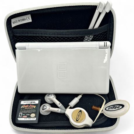 Nintendo DS Lite USG-001 Handheld Console & Accessories