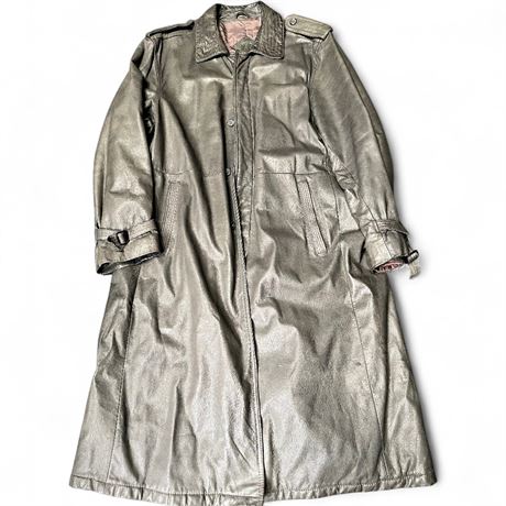 Vintage Studio Brisani Leather Trench Coat