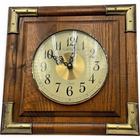 Vintage New Haven Quartz Wall Clock