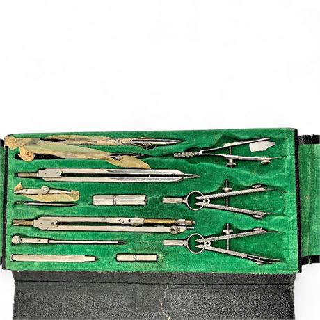 Vintage Tower (Sears) Drafting Instrument Set