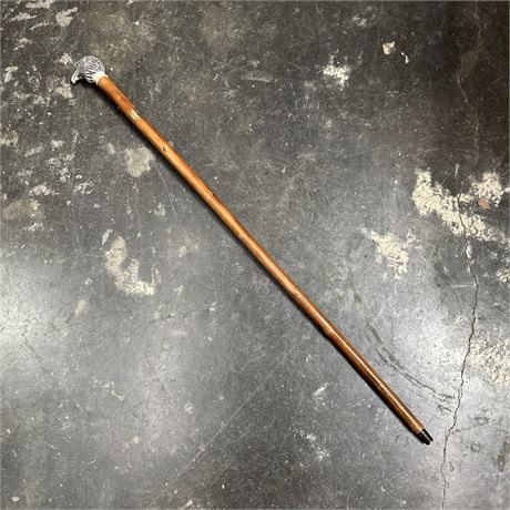 Cooper Handcrafted Bone Eagle Head Walking Stick