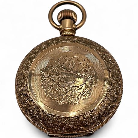 Antique Columbus Hunter-Case Pocket Watch