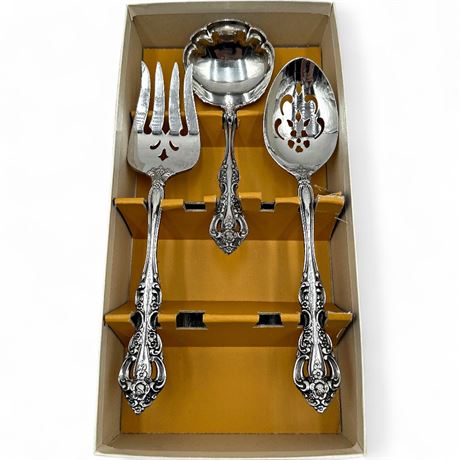 Oneida Heirloom Stainless Michelangelo 3-Piece Hostess Set (In Box)