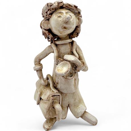 Dino Bencini (or Benci) Italian Ceramic "Traveler" Figurine