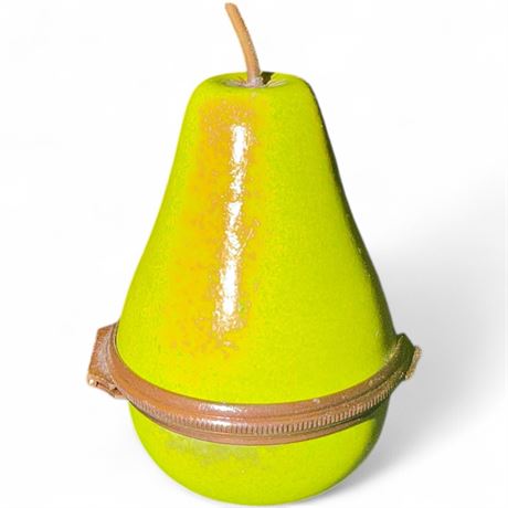 Halcyon Days Pear  Bonbonniere Trinket Box