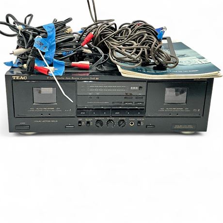 TEAC W-520R Double Auto Reverse Cassette Deck