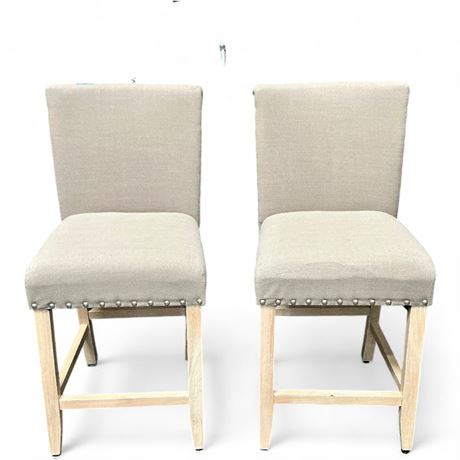 Pair of HomePop Counter Stools