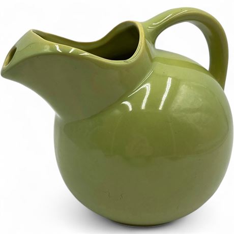 Universal Potteries Green "Ball Jug" Pitcher (Damaged)
