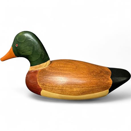 Jim Harkness (Stayner, Ontario) Carved Mallard Drake Decoy, Signed...