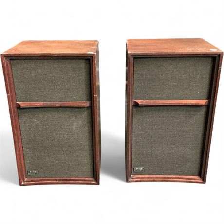Pair Of Vintage Wharfedale W60D Speakers