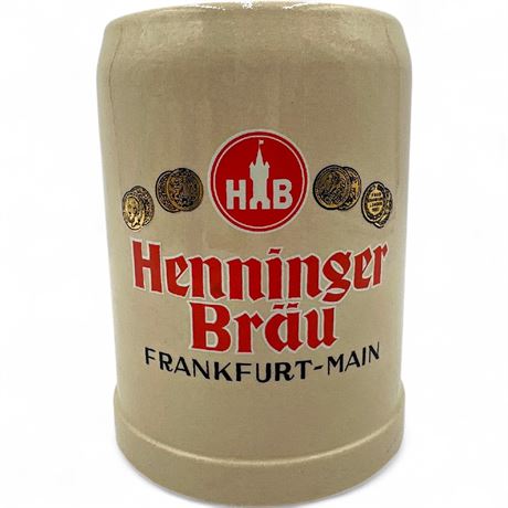 Henninger Bräu Frankfurt Stoneware Beer Mug