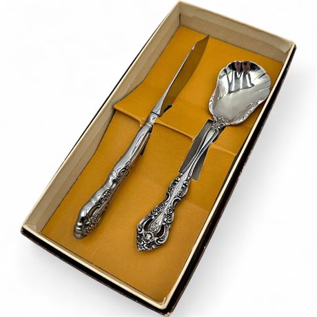 Oneida Heirloom Stainless “Michelangelo” 2-Piece Hostess Set...
