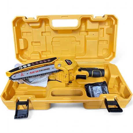New Huing 6-Inch Cordless Mini Chainsaw