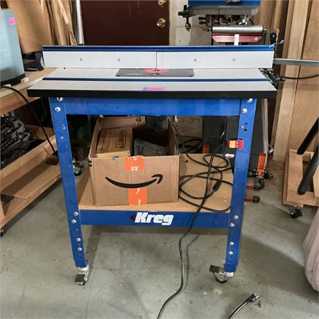 Kreg Precision Router Table with Infinity Router Bits