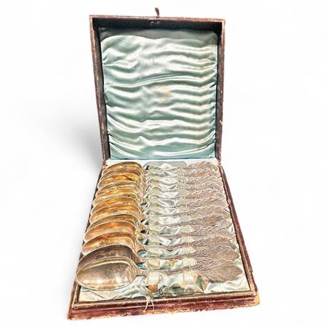 Benj. J. Mayo Sterling Silver Spoons, 12-Piece