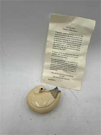 Metropolitan Museum Of Art Replica Chinese Duck Box