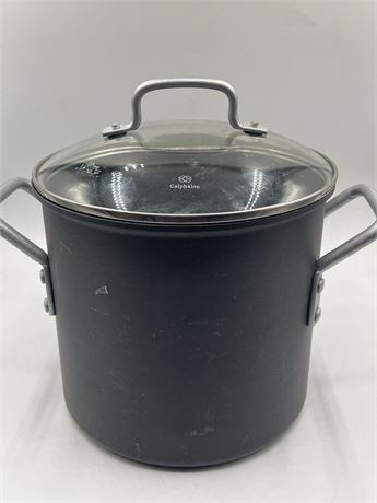 Calphalon Aluminum 8 Quart Stock Pot With Glass Lid (808)