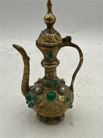 Vintage Brass Decorative Faux Teapot