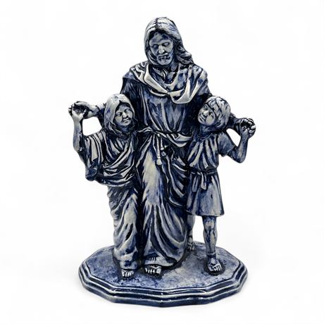 Religious Figurine Depicting Jesus With Children