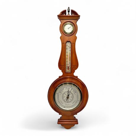 Vintage Airguide Banjo-Style Wall-Mounted Weather Station