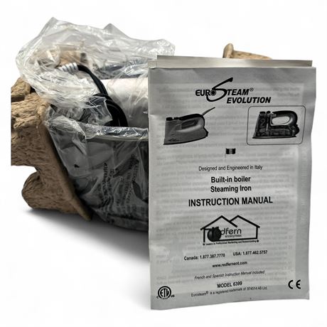 EuroSteam Evolution Iron, Model 6399/3,