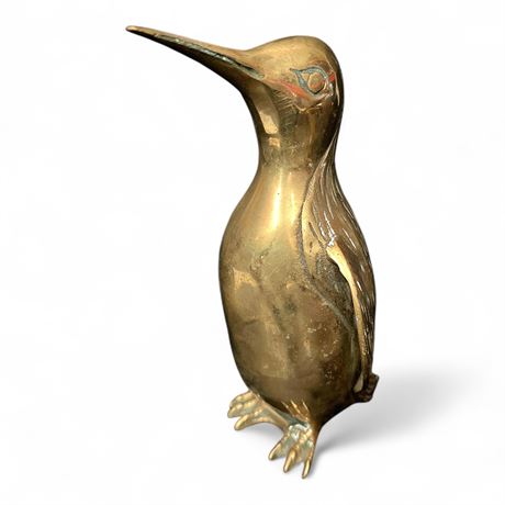Vintage Brass Peguin Figurine