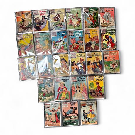 Collection Of 25 Vintage Classics Junior Comic Books