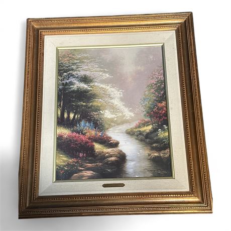 Thomas Kinkade Garden Of Promise II Framed Canvas 1338/2950