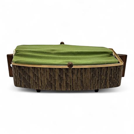 Vintage Salton Hotray Electric Bun Warmer Model WB-5 Green