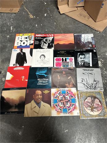 Mixed Vinyl LP Record Collection Lot of 16 Albums Jazz Rock