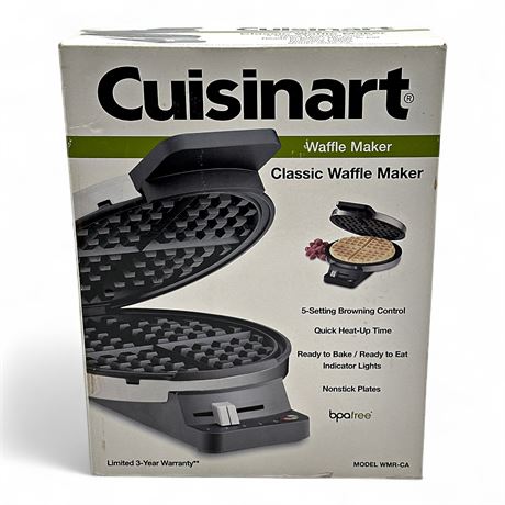 Cuisinart Classic Waffle Maker Model WMR-CA in Original Box