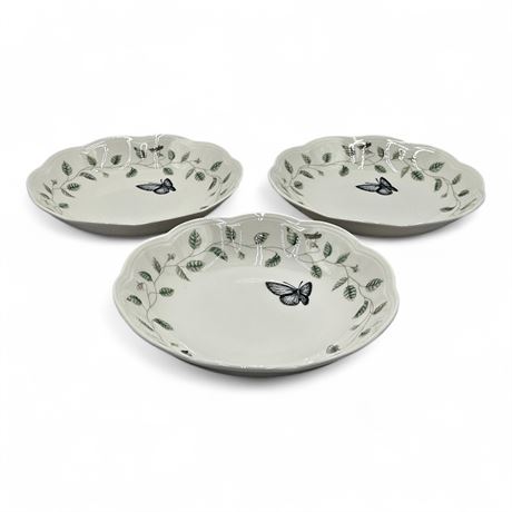 Lenox Butterfly Meadow 8.5" Pasta Bowls Set of 3
