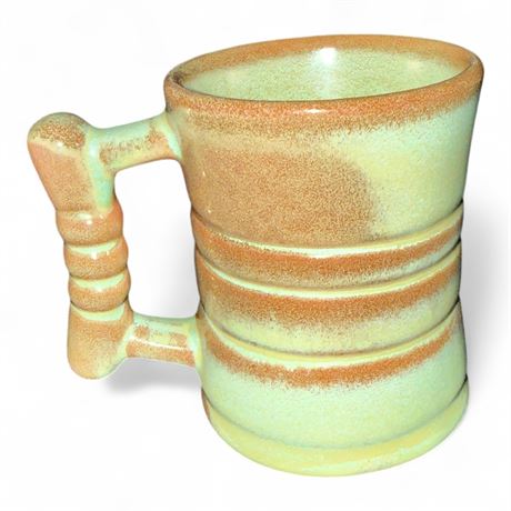 Frankoma C3 Plainsman Coffee Mug Green & Brown