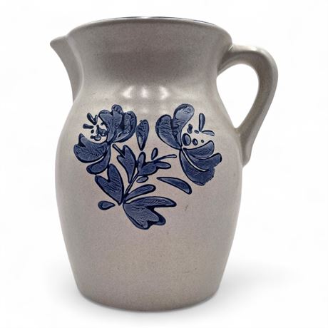 Pfaltzgraff Yorktowne Blue Floral Stoneware Pitcher