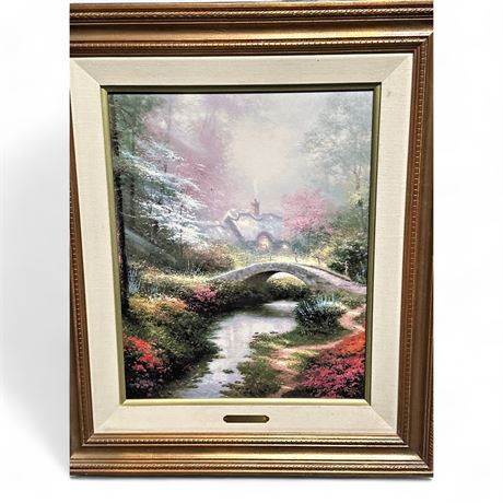 Thomas Kinkade Brookside Hideaway Limited Edition Canvas Print