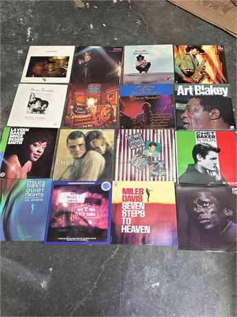 Jazz Vinyl LP Collection Miles Davis Chet Baker Art Blakey