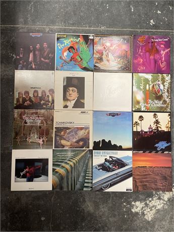 Lot of 16 Vinyl LP Records Rock Pop Classical Jazz Albums