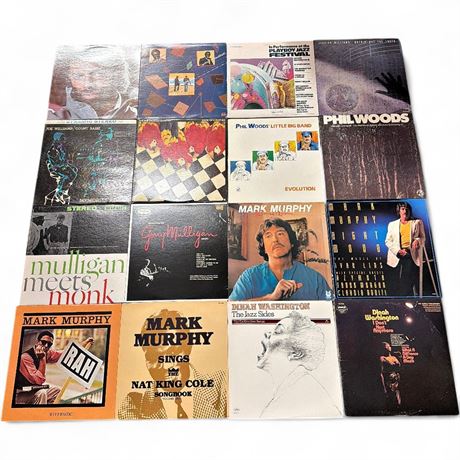 Lot of 16 Jazz Vinyl LP Records Billie Holiday Freddie Hubbard
