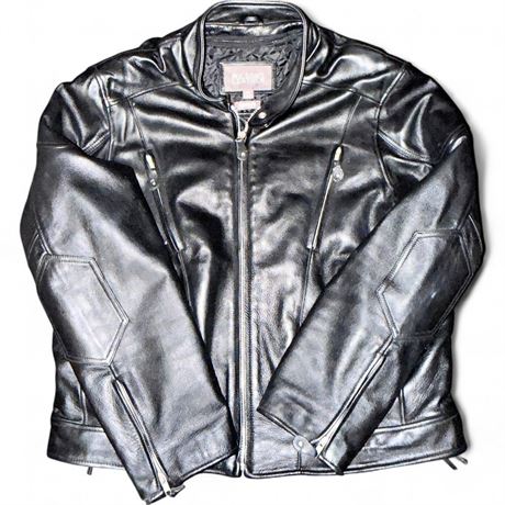 Wilsons Leather Women's Motorcycle Jacket Black XL Thinsulate