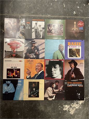 Lot of 16 Vinyl Record Albums Jazz Rock Folk Mix