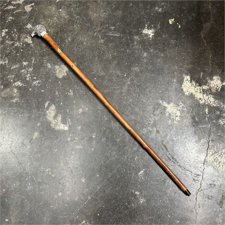 Cooper Handcrafted Bone Eagle Head Walking Stick