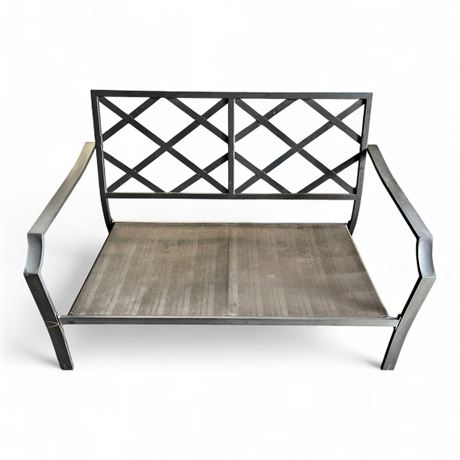 Metal Outdoor Loveseat/Settee
